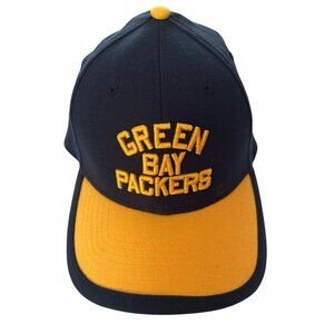 Green Bay Packers New Era 39Thirty Cap Medium-Large Navy & Yellow NFL Hat